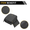 Jeep Wrangler Microfiber Leather with Storage Bag Black Arm Rest Cover