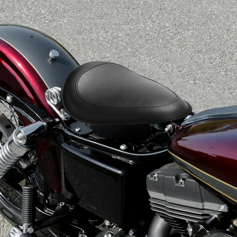 Harley Dyna Super Wide Glide Black Front Driver Rider Seat (2007-2017)