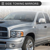 Dodge Ram 1500 with Turn Signal Light Silver Tone 2 x Tow Mirrors