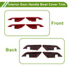 Toyota Camry (2018-2022) 4 x Red ABS Interior Door Handle Bowl Cover Trim