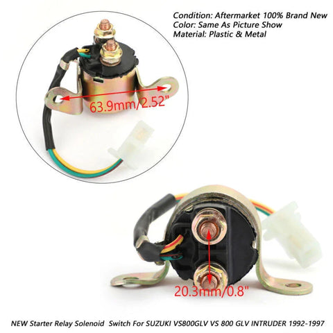 Suzuki VS800GLV Intruder Start Relay (1992-1997)