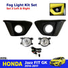 Fog Lights Driving Lamp Complete Set w Wire Fits Honda Jazz GK Hatchback 2014-17