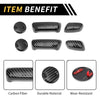 Toyota Tundra Carbon Fiber Seat Adjustment Button Cover (2014-2021)