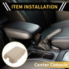 Ford F-150 Microfiber Leather Beige Center Console Armrest Cover