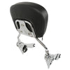 Harley Street Glide Chrome/Black Adjustable Backrest Sissy Bar (2009-2025)