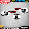 Honda XR 250 Custom Number Plate Graphics (1986-1995)