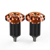 7/8" Motorcycle Dirt Bike Handlebar Grip End Cap Plug Slider - Orange