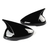 Honda Civic Pair / Black Side Rear View Mirror Cover Cap (2022–2025)