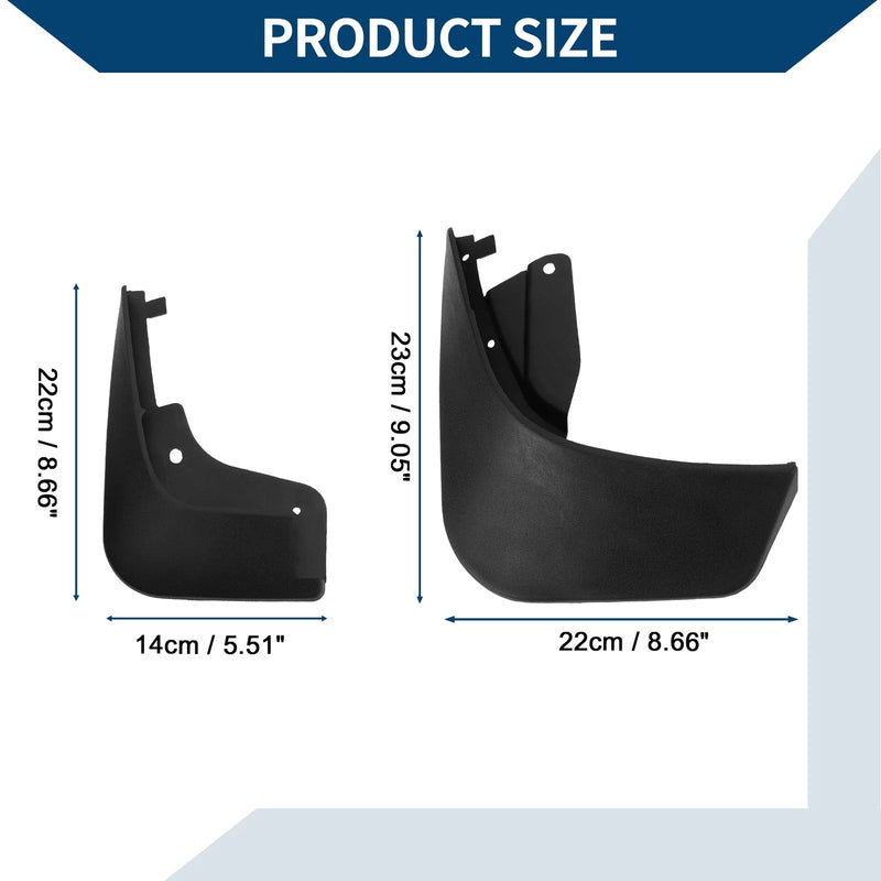 Mercedes-Benz Smart 4 Door Mud Flaps Splash Guards Set (2016-2021)