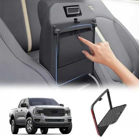 Ford Ranger Black Center Console Armrest Storage Box (2023-2025)