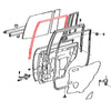 Toyota Land Cruiser FZJ80 HDJ81 HZJ81 1990-2006 Rear Door Glass Run Channel