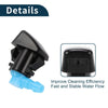 Jeep Grand Cherokee Windshield Washer Nozzle & Fluid Hose (2011-2023)