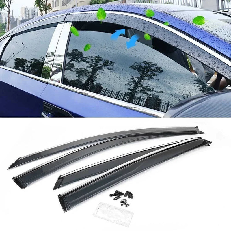 Honda Accord (2018) 6pcs Side Window Vents Rain Guards Visor Set
