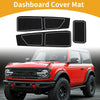 Ford Bronco Accessories Black Gray Dashboard Cover (2021-2024)