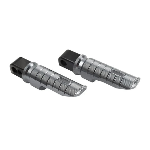 Suzuki V-Strom 650 DL650 GSXS1000 Gray Rear Footrest Pegs (2018-2024)