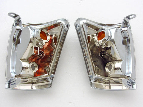 1997-2001 Toyota Hilux LN145 Chrome Indicator Corner Lights (2 x)