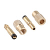 Pair Bore Hose Tire Inflator Valve Connector Brass Chuck