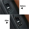 Audi A6 A7 Carbon Fiber Rear Trunk Switch Button Frame Trim (2012-2018)