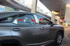 Lexus RX350 RX450h (2016-2021) 12 x pcs Steel Pillar Post Window Cover Trim