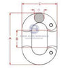 Anchor Chain Links Stainless Steel 10mm Chain Joining Link