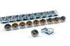 Motorcycle Bolts m5 5mm & Spire Speed Clips U Nuts Stainless x10