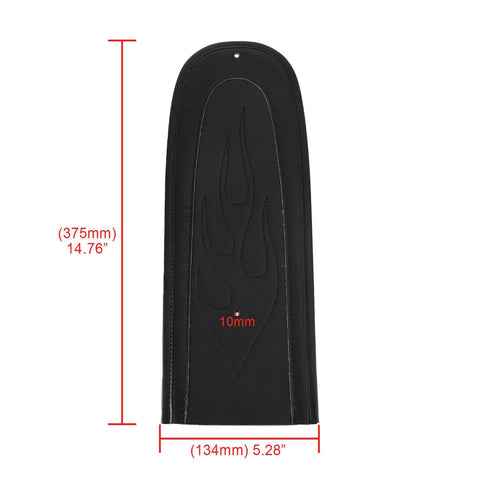 Dyna Super Glide Flame Stitch PU Leather Rear Seat (2006-2017)