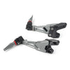 BMW S1000RR (2010-2018) Gray CNC Rear Passenger Footrest Pegs