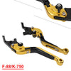 Kawasaki Z900RS, ZX636, ZX6R CNC Gold Extendable Brake Clutch Levers (18-22)