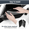 Honda 10th Civic L+R Gloss Black Rearview Side Mirror Cover Caps (2016-2021)