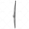 Universal 12" Polished Stainless Steel Front Windshield Wiper Blades (N/A)