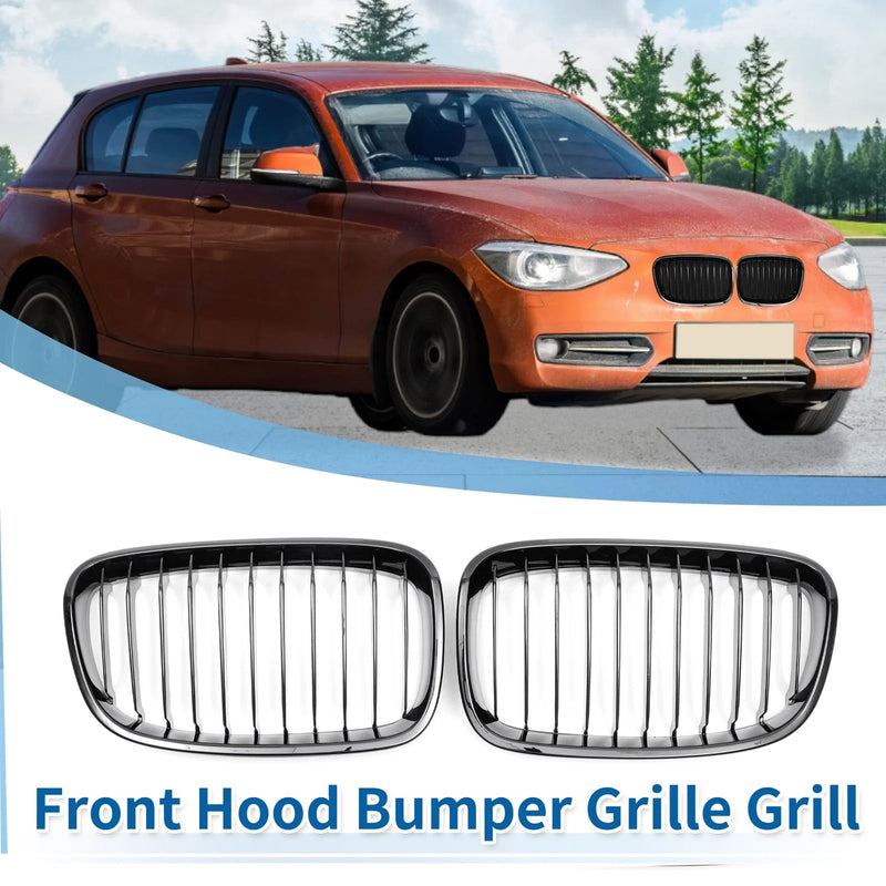 BMW 1 Series F20 Pair Front Upper Bumper Grille Signal Slat (2011-2014)