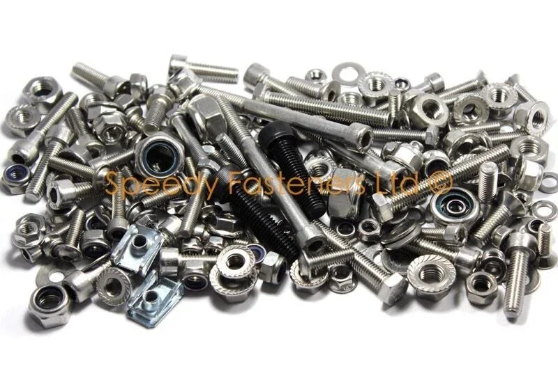 Go Kart chassis wheel hub engine Bolts Nuts Washers Stainless Steel Bolt