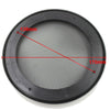 2x 5.5" Gold Frame Mount Speaker Cover Shell Mask Grille Decorative Circle