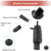 Audi A6 Windshield Washer Pump w/Grommet (2005-2011)