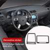 Dodge Challenger Real Carbon Fiber Side Air Vent Outlet Cover Trim (2008-2014)
