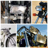 Harley FLHTC Black Shell LED Custom Headlight w/ Hi/Lo Beam