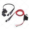 GPS Phone Waterproof Motorcycle SAE to USB Charger Cable Adapter