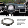 Auto 10M Silver Car Interior Edge Gap Line Moulding Trim