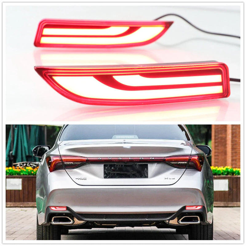 Toyota Avalon 2018-2022 Rear Bumper Reflector (2 x Red LED Lights)