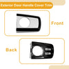 Buick Regal LaCrosse Encore Black ABS Exterior Door Handle Cover Trim