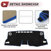Toyota Corolla & Cross 10 Series Black Blue Dash Cover Mat (2020-2023)