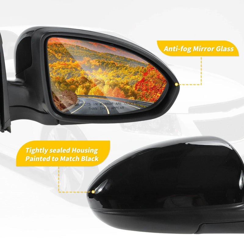 Chevy Cruze Limited Right Side Door Mirror Gloss Black (2016)