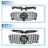 Mercedes-Benz GLE580 2022 Chrome Silver Tone Front Upper Bumper Grille