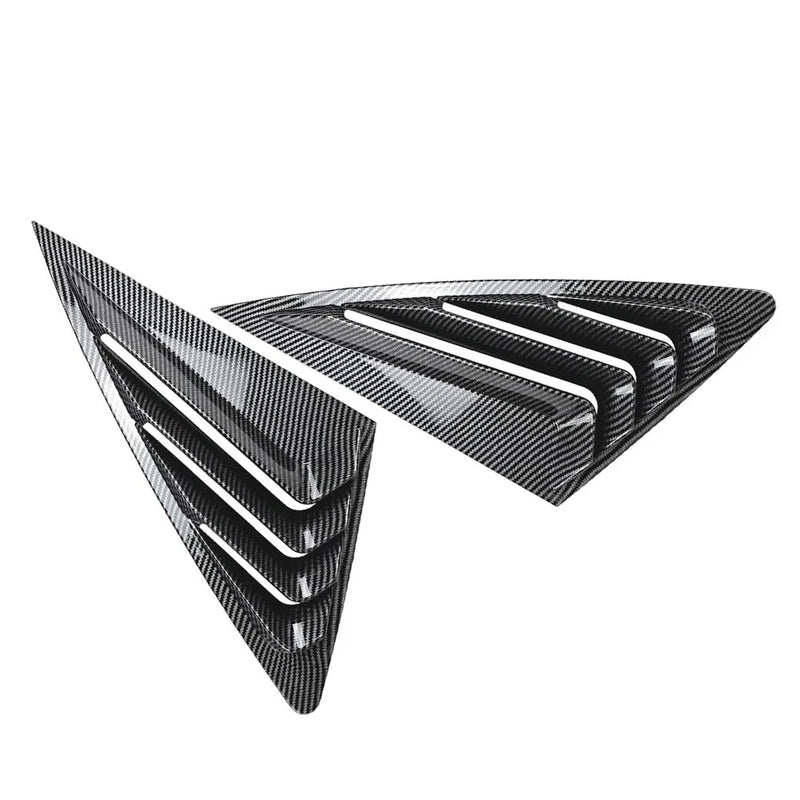Audi Q3 F3 Sportback (2019-2024) Carbon Look Rear Window Louvers Cover