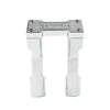 Harley 1" Handlebar 6" Chrome Pullback Handlebar Risers Clamp