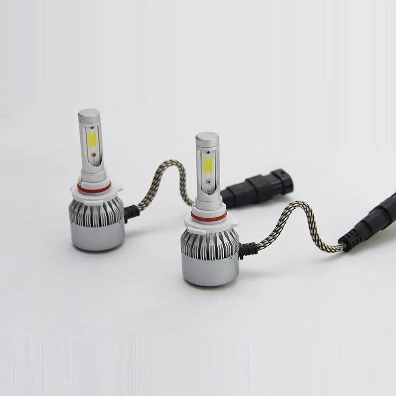 2X 9005 6000K 36W HID LED Headlight Light Kits C6 Cob LED Fog Lamp Universal