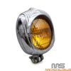 Harley XL883N FLTRX FLHR 4.5" Vintage Yellow Lens Headlight