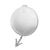 Kia Optima Silver Front Bumper Tow Hook Eye Cap Cover (2014-2015)