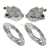 Yamaha Kodiak 700 YFM700 4x4 Front Brake Calipers & Disc Rotors (2016–2020)