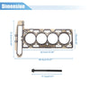 Chevrolet Cylinder Head Gasket Set Engine Gasket Kit Head Bolts